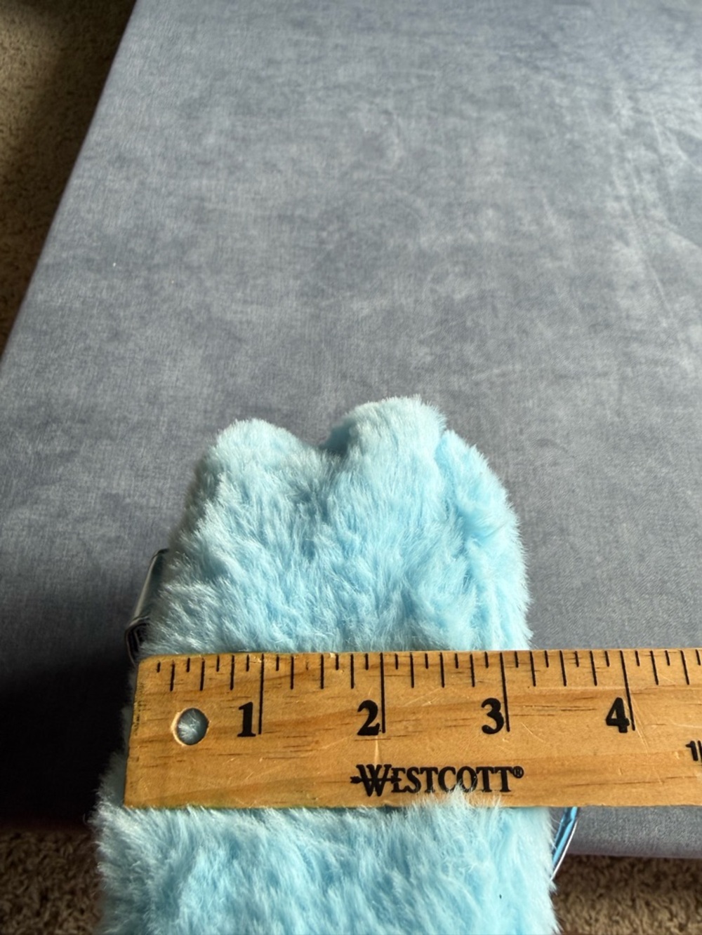 Lilo & Stitch Girls Faux Fur Mini Backpack Blue Character New Adjustable Pockets - Picture 8 of 8